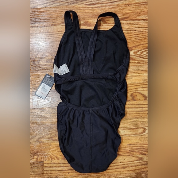 NEW Black Speedo Pro LT Swimsuit Anthracite Black Size 10/36 - Picture 5 of 7